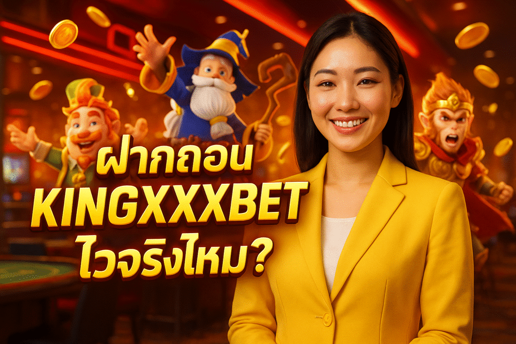 ฝากถอน KINGXXXBET ไวจริงไหม?
