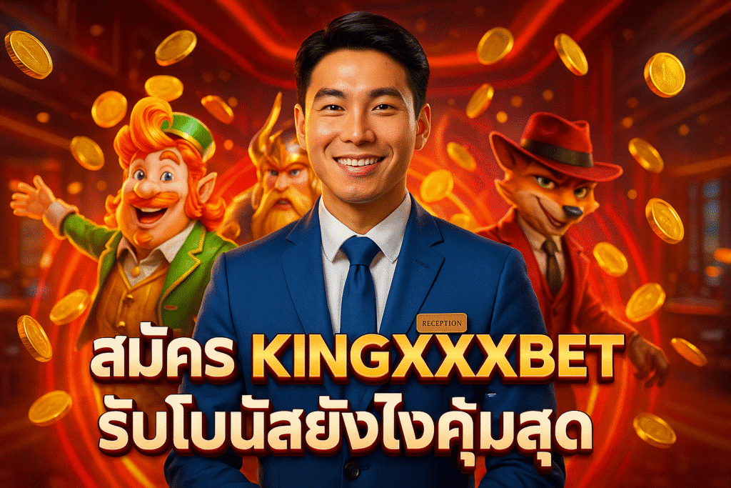 สมัคร KINGXXXBET รับโบนัสยังไงคุ้มสุด